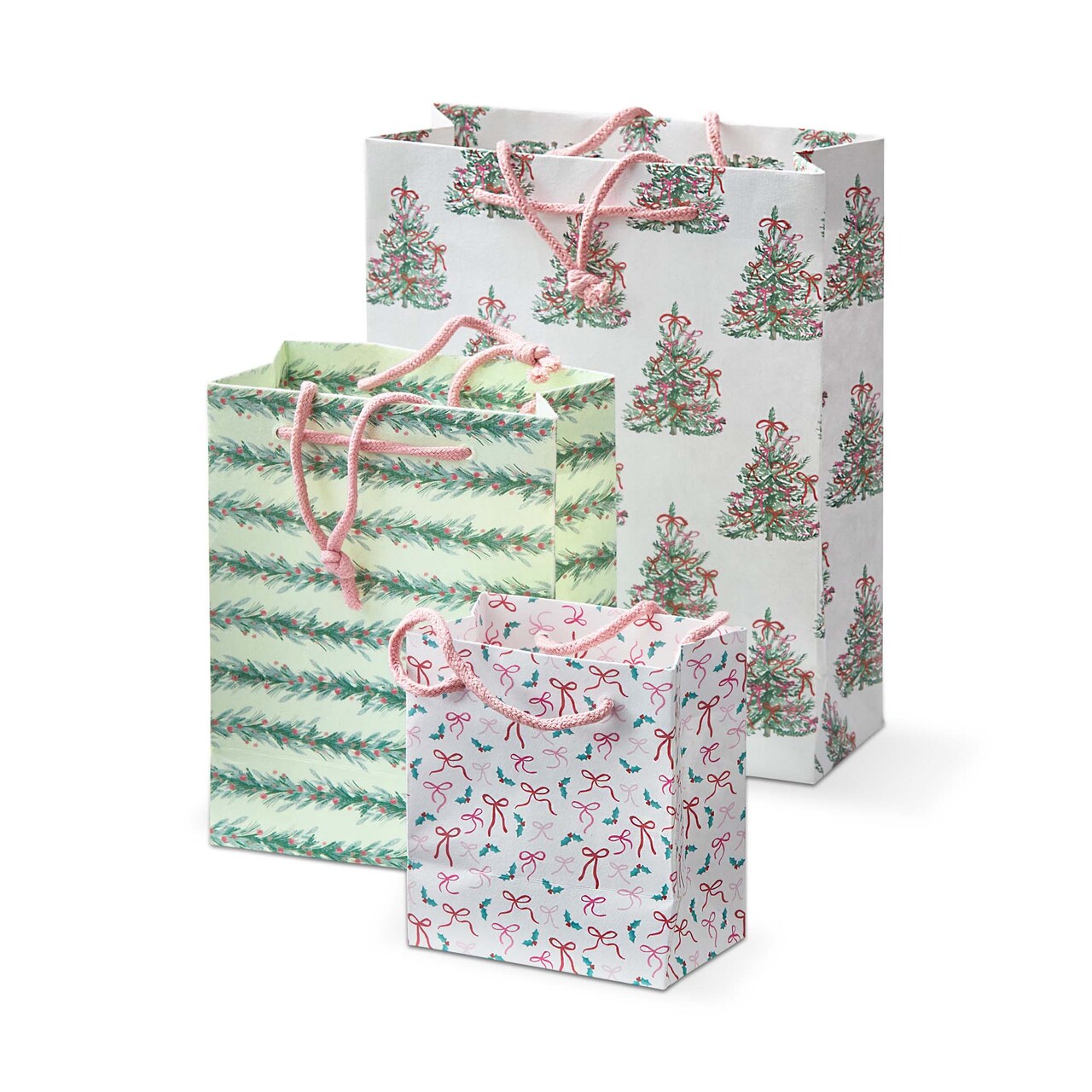 Very Merry Christmas Gift Bag Multicolor Paper 5x5.5x3 inches Perfect for Holiday Gifts